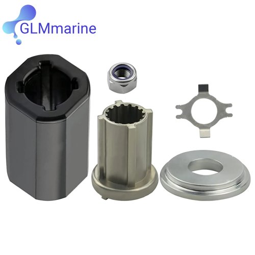 835257Q1 Kit de buje de hélice Flo Torq II para Mercruiser Alpha One Bravo 1 para motores fuera de borda Mercury Mariner 60-300 HP 8M0150152