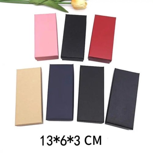 Multicolor Rectangular Hard Paper Gift Boxes with Secure Lids for Jewelry & Small Gifts – Retail & Personal Use
