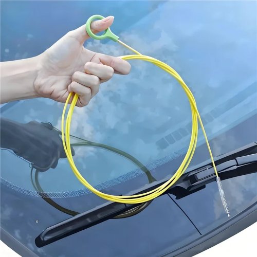 Car Drain Unclogger Tool - Auto Pipe Cleaner Brush with Long Hose for Sunroof Drain Hole, Auto Accessories