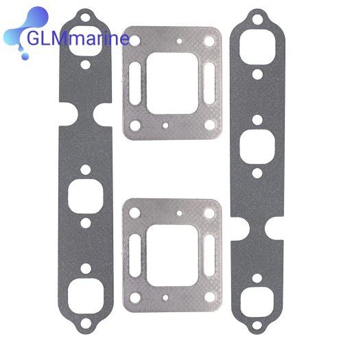 Kit Guarnizioni di Montaggio Scarico con Guarnizione per MerCruiser 4.3L V6 27-99757 27-41813 45589A1