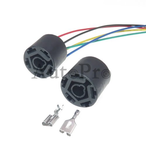 5-Pin Round Socket Automotive Wire Harness Connector Set - Car Modification AC Assembly Plug