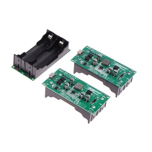 Type-C 15W 3A 18650 Lithium Battery Charger Module DC-DC Step-Up Boost Converter Fast Charge UPS Power Supply 5V 9V 12V