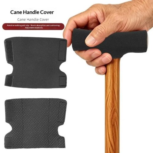 1 Cái Bọc Tay Cầm Gậy Chống Trơn Mềm, Giảm Sốc, Đệm Nạng Có Thể Điều Chỉnh Cho Người Cao Tuổi, Phụ Kiện Hỗ Trợ Đi Lại Hàng Ngày