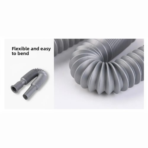 Extendable Sink Drain Hose 80-90cm, 26mm Inner Diameter, High Flow, Universal Fit