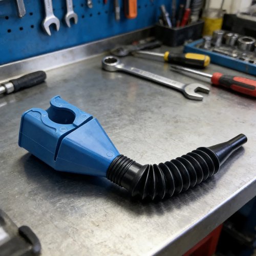 No-Spill Oil Change Funnel for Cars & Motorcycles, Workshop Accessory for Coolant and Fuel