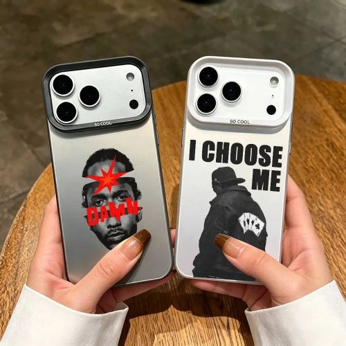 Kendrick Lamar Phone Case for iPhone 17/16/15/14/13/12/11/XS/Plus/Pro Max - Colorful Silver
