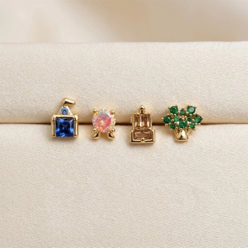 Nieuwe Exquise Schattige Pretpark Oorstekers voor Dames Meisjes Mode Feest Verjaardag Sieraden Cadeau