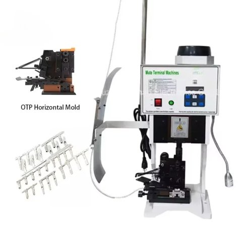 Crimpadora de terminales semiautomática y silenciosa con pantalla en inglés para cable SA-2.0T