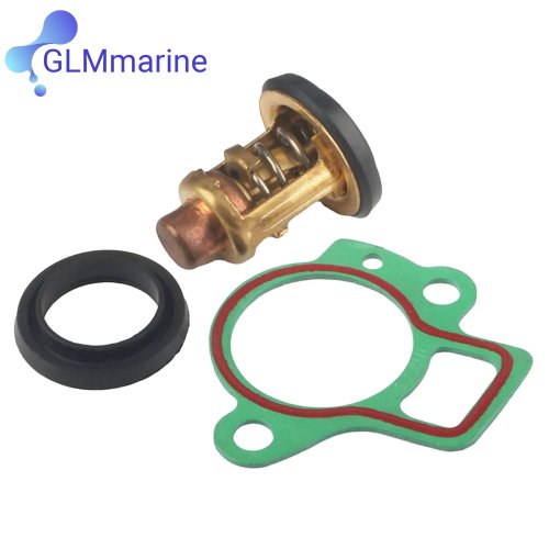 Kit Termostat Sistem Pendingin Mesin Tempel 140°F/60°C untuk Mercury Mariner 8-50 HP EFI Karbu 855676A1 825212A1