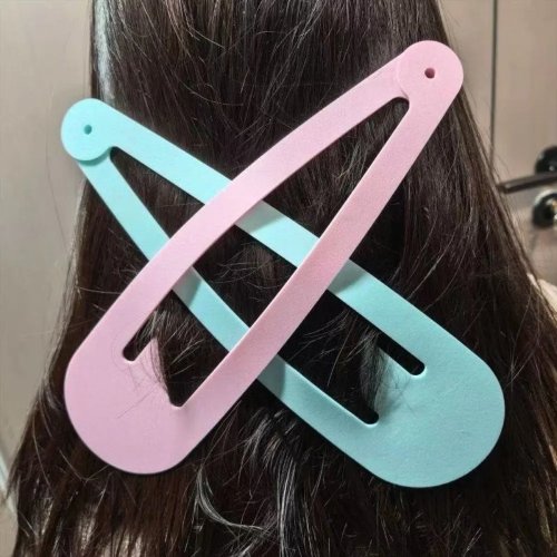 Clips de cabello gigantes en forma de lágrima, pinzas de pelo grandes para mujer, broches elegantes para el flequillo, lindos accesorios para el cabello