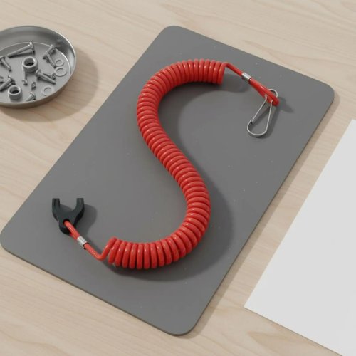 Outboard Engine Safety Stop Cord, Flexible Kill Switch Lanyard for Boat Engine, Lightweight