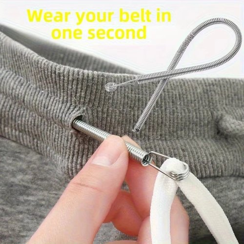 Pasador de resorte flexible para cordones de pantalones y sudaderas – Accesorios de costura DIY