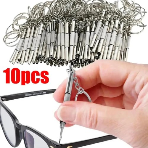1/2/10 Stk. Mini Schraubendreher-Set 3-in-1 für Brillen und Uhren, praktisches Handwerkzeug