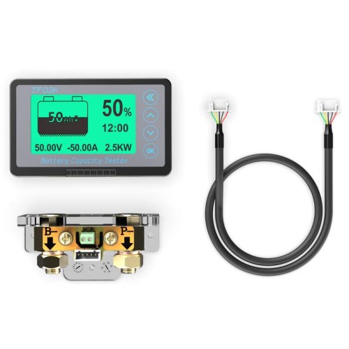 High-Precision Battery Level Display Meter, Battery Monitor for LiFePO4 Lithium Iron Phosphate