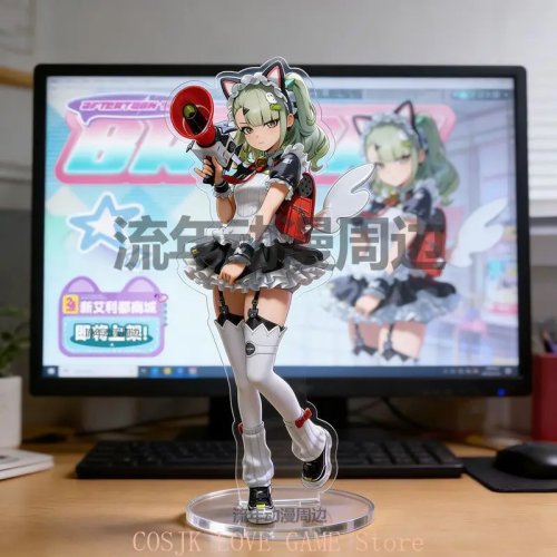 Zenless Zone Zero Sunna Aria Nangong Yu Soporte Acrílico Adorno de Escritorio Figura Anime Regalo