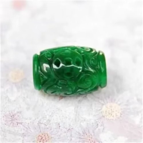 Gelang & Kalung Giok Hijau Alami Ukiran Cina – Liontin Pesona, Perhiasan Amulet, Hadiah Pria & Wanita