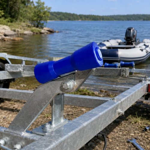 Kunststoff-Kielrolle 16 mm Bohrung, Marine-Hardware, verjüngte Mitte, müheloses Ziehen