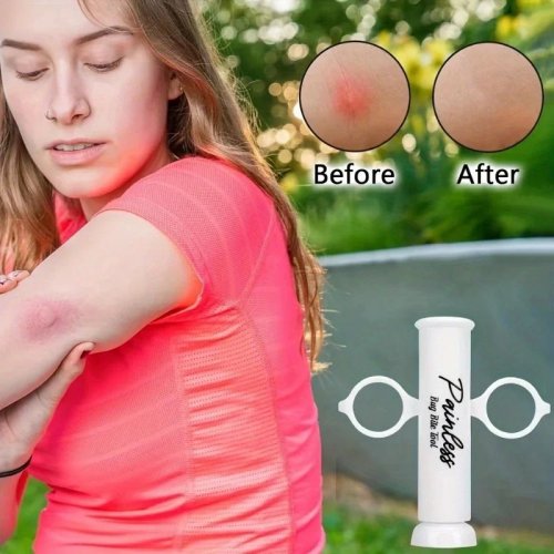Bug Bite Suction Tool - Venom Extractor for Natural Itch & Swell Relief, First Aid for Outdoor Hiking