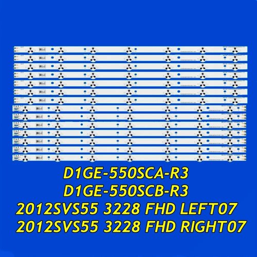 LED Backlight for Samsung TV Models UA55EH6000 UN55EH6000 UN55FH6200 UN55EH6001 UN55EH6030 UN55EH6050 UN55FH6003 D1GE-550SCA-R3 D1GE-550SCB-R3