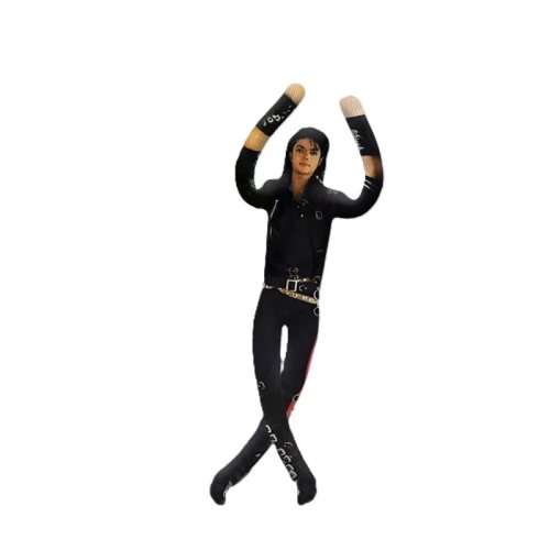 Anime Michael Jackson Plush Doll - Cosplay Prop Stuffed Figure with Movable Joints for Room Decoration or Gift
