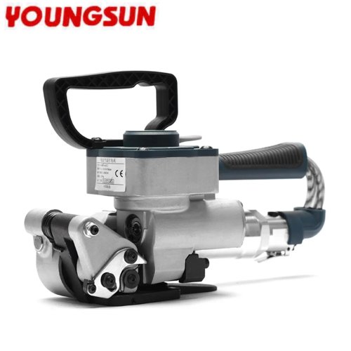 YOUNGSUN B25 เครื่องมือรัดสายนิวเมติกแบบกึ่งอัตโนมัติพกพา 13-16 มม. สำหรับเครื่องแพ็คและรัดกล่อง PP/PET