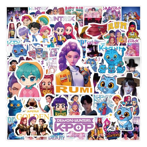 สติกเกอร์ Anime Hunters Lumi Mila Zoi 10/30/100 ชิ้น กันน้ำ เงา สำหรับเคสโทรศัพท์ กระเป๋า แล็ปท็อป สเก็ตบอร์ด ตกแต่ง DIY