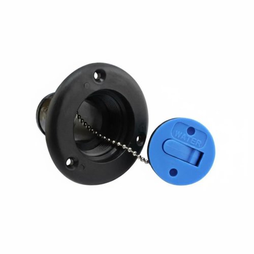 Universal Water Inlet Fitting Vehicle Filler Cap ABS Plastic Tank Cover for RV Boat Motorhome
