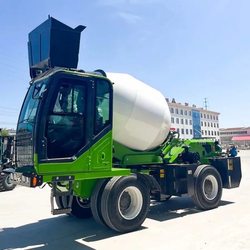 Self-Loading Concrete Mixer Truck 1.8-6.5 cbm Heavy Duty Construction