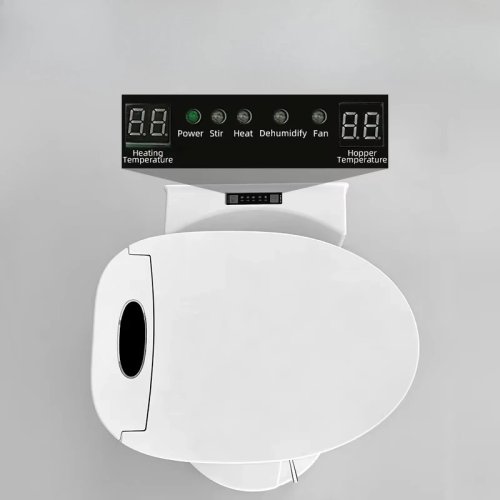 Portable Smart Toilet with Electronic Bidet, Heated Seat & Auto Flush - Biodegradable, for Caravan/RV