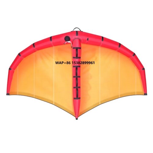 Vela de wing foil vermelha para surf, windsurf, SUP e kite
