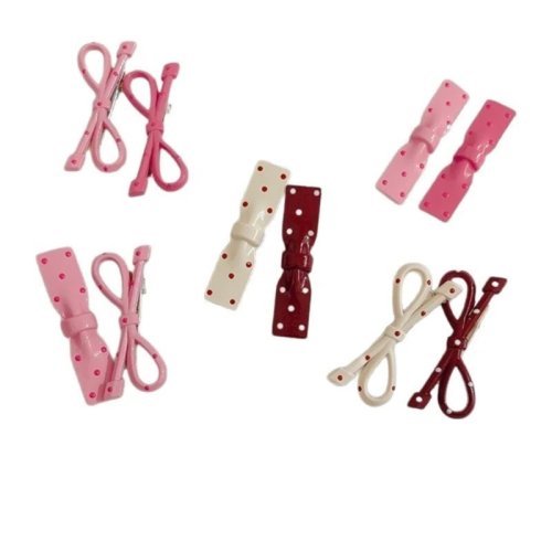652B Large Side Hair Clip with Butterfly Knot, Simple Temperament Hairpin for Weddings and Celebrations