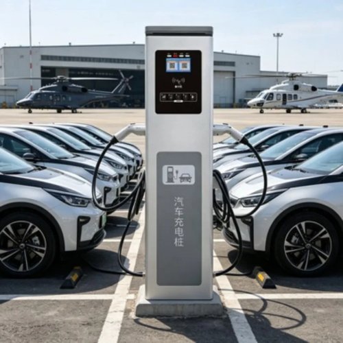 50kW DC Fast Charger CCS2 EV Charging Station for Car Dealership Commercial Use