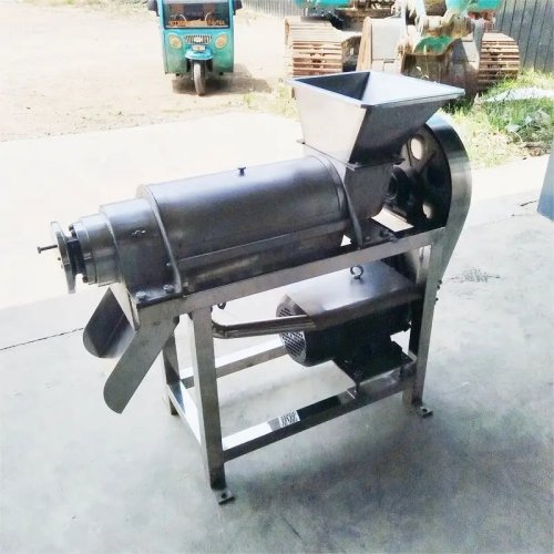 工業用電動フルーツ・野菜ジューサー 自動搾汁機 トマト・オレンジ用 スクリュータイプ