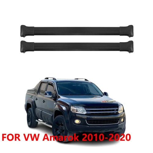 Roof Rack Cross Bars for VW Amarok 2010-2020, Black, 2 Pieces