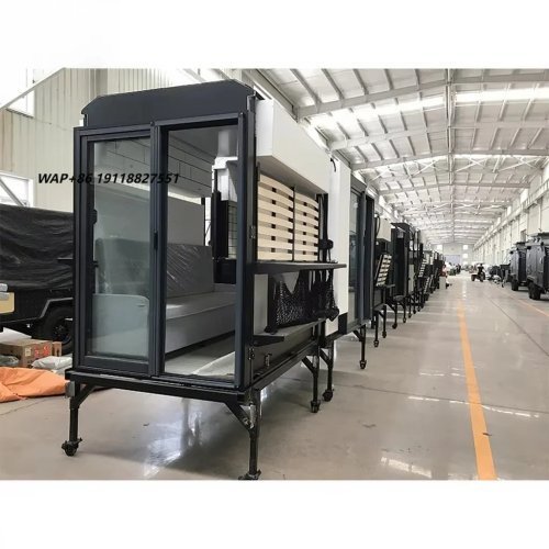 Modular VanBox Camper Conversion Kit with Foldable Bed and Storage
