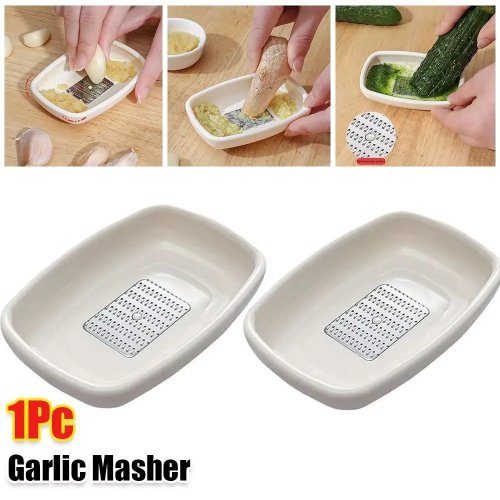 Durable Manual Garlic Ginger Grater Convenient Easy to Clean Garlic Masher Japanese Style Garlic Crusher Kitchen Tool