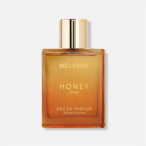 Bella Vita Luxury Honey Oud Eau de Parfum Unisex Perfume for Men & Women with Patchouli, Vanilla, Bergamot | Floral, Spicy EDP Fragrance, 100 ml