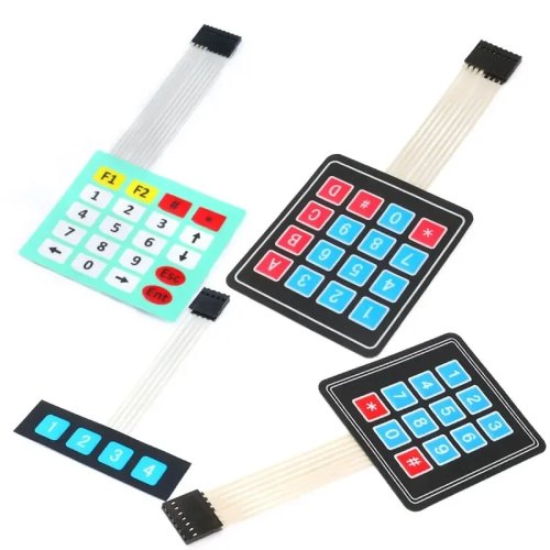 Membraan Matrix Toetsenbord 4/12/16/20 Toetsen (1x4, 3x4, 4x4, 4x5) voor Arduino Smart Car