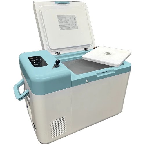Portable Ultra-Low Temperature Cryogenic Freezer -86°C 25L 12V DC for Laboratory Stem Cell Storage