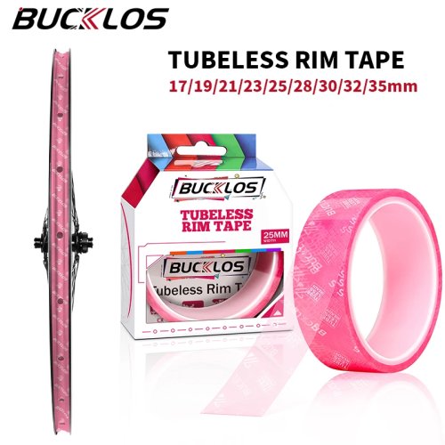 BUCKLOS 10m Tubeless Felgenband für Fahrrad - Breite 17/19/21/23/25/28/30/32/35mm für MTB und Rennrad