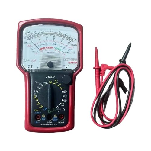 KT7050 Analog Multimeter High Sensitivity Pointer Ohmmeter Dual Display AC/DC Voltage Current Resistance Tester with Shell
