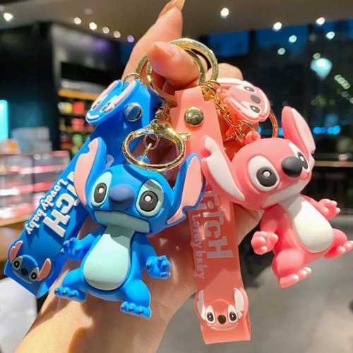 1-4 Stück 3D Cartoon PVC Puppe Schlüsselanhänger Auto Schlüsselring Tasche Anhänger Kreative Hänge-Deko Großhandel