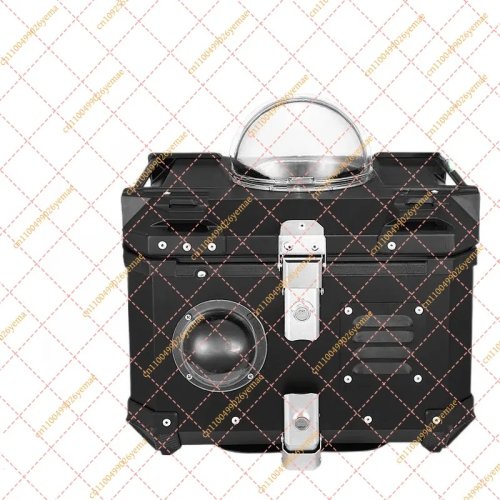LF-Custom Motorcycle Pet Carrier Box for Small Dogs & Cats, Electric Scooter Rear Trunk Travel Safety Storage Basket Container