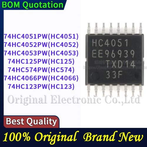 74HC4051PW 74HC4052PW 74HC4053PW 74HC125PW 74HC574PW 74HC4066PW 74HC123PW IC