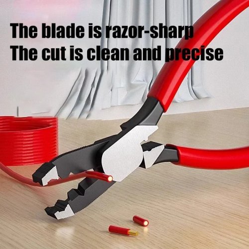 Premium Slip Joint Screw Extraction Pliers - Fish Tail Design, Anti-Slip Grip, Multi-Function Screw Puller Tool for Electronics
