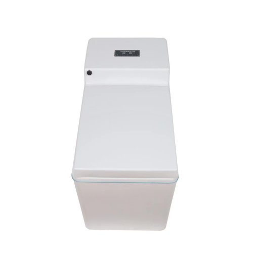 Odor-Free Biodegradable Composting Toilet, 12V Portable Waterless RV Toilet with Ventilation for Motorhome Camper