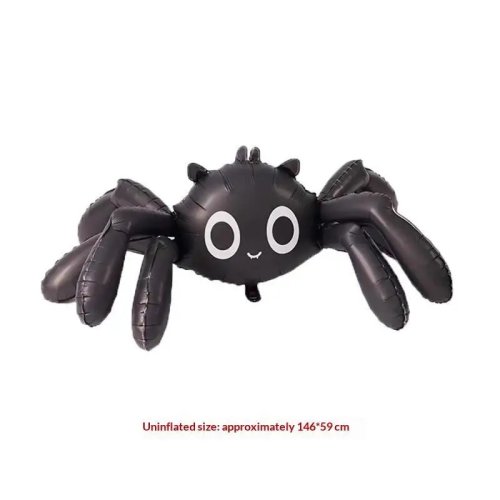 Halloween Spider-Shaped Foil Balloons – Creepy Cute Party Decor for Bar, Pub & Themed Events