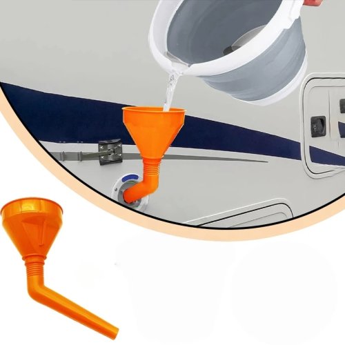 Watertrechter voor camper met ingebouwd katoenfilter, waterleiding en dispenser