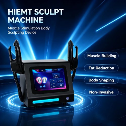 EMSZERO 6500W HI-EMT Alat Pembentuk Tubuh dengan MYOslim RF, Latihan Otot Panggul & Pengurangan Lemak - Mesin Kecantikan