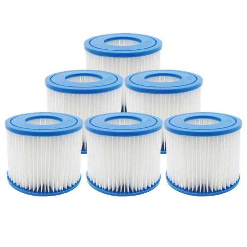 Type VI Filter Cartridge for Lay-Z-Spa Hot Tub – Compatible with Bestway 90352E 58323